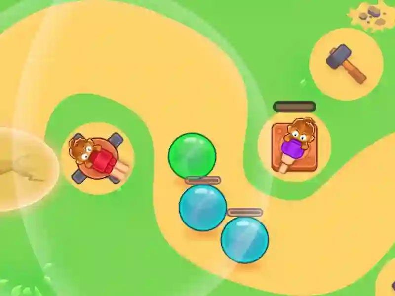 Hra Monkey Bubble Defense online