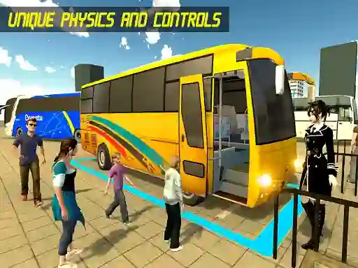 Hra Modern Bus Parking Advance Bus online