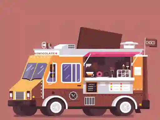 Hra Food and Drink Trucks Memory online