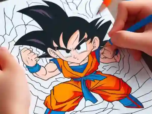 Hra Anime Coloring Book online