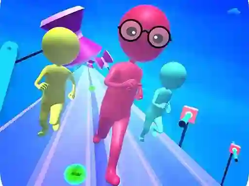 Hra Fun Run Race 3d online