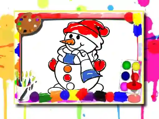 Hra Winter Coloring Book online