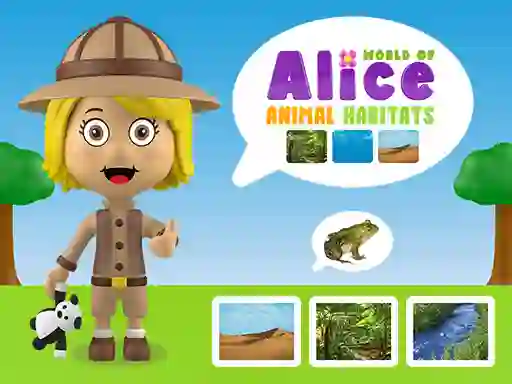 Hra World of Alice Animal Habitats online