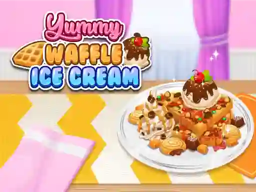 Hra Yummy Waffle Ice Cream online