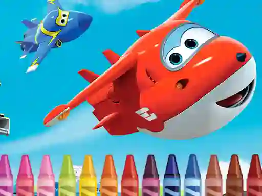 Hra Superwings Coloring online