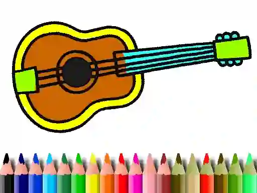 Hra Back To School: Music Instrument Coloring Book online