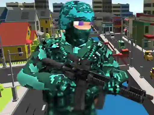 Hra Pixel Combat Multiplayer online