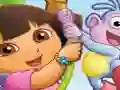 Hra Puzzle Fun Dora With Boots online