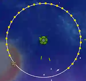 Hra Orbit Avoider online