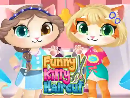 Hra Funny Kitty Haircut online