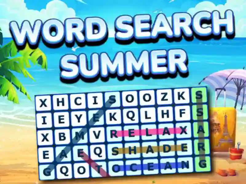 Hra Word Search Summer online