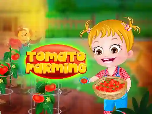 Hra Baby Hazel. Tomato farming online