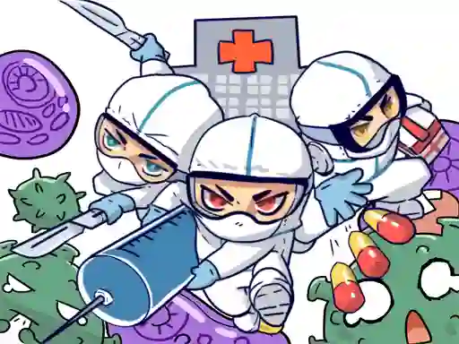 Hra Against Coronavirus Puzzle online