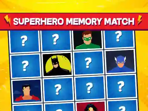 Hra Superhero Memory Match online