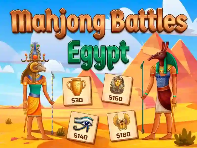 Hra Mahjong Battles Egypt online