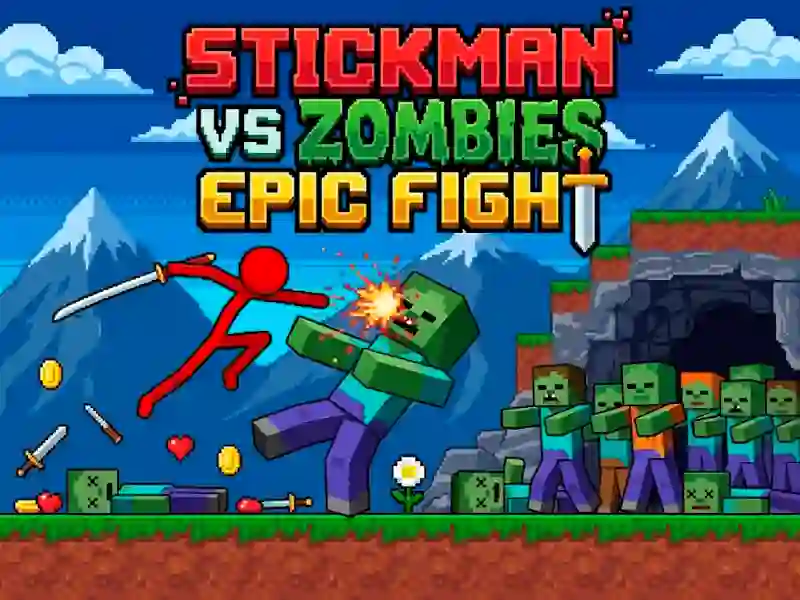 Hra Stickman vs Zombies: Epic Fight online