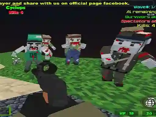Hra Blocky Combat SWAT Zombie Survival online