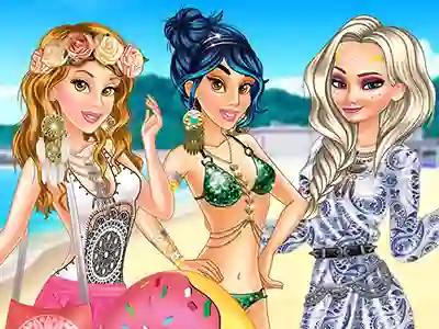 Hra Princesses Boho Beachwear Obsession online