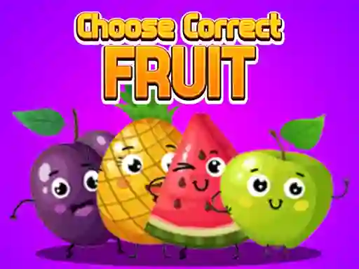 Hra Choose Correct Fruit online