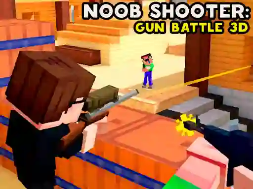 Hra Noob Shooter: Gun Battle 3D online