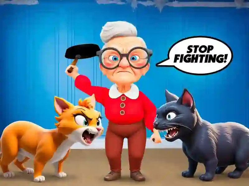 Hra Cat and Granny online