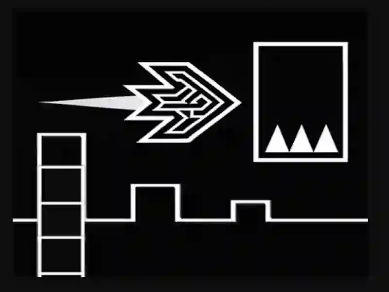 Hra Geometry Flap online