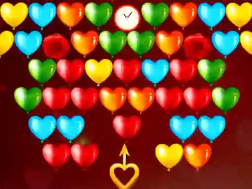 Hra Bubble Shooter Valentines online