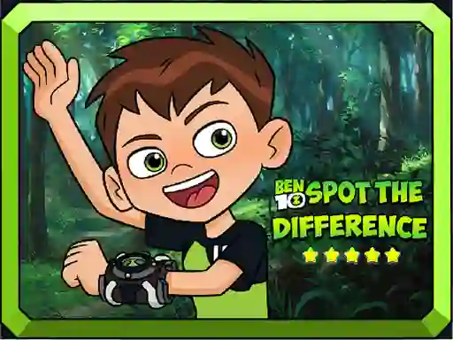 Hra Ben 10 Spot the Difference online