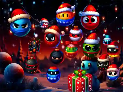 Hra Christmas Rush : Red and Friend Balls online