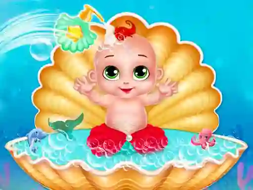 Hra Mermaid Baby Care online