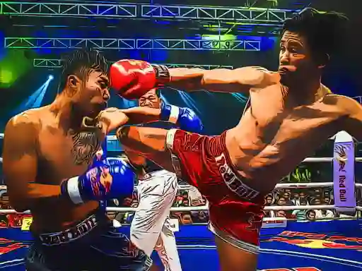 Hra MuayThai Fighters Jigsaw online