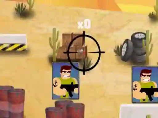 Hra 2D War Friends Shooting online