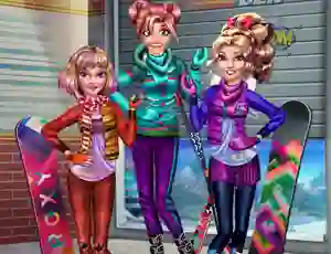Hra Princesses Winter Holiday online