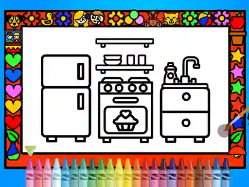 Hra Color and Decorate Rooms online
