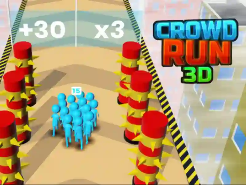 Hra Crowd Run 3D online