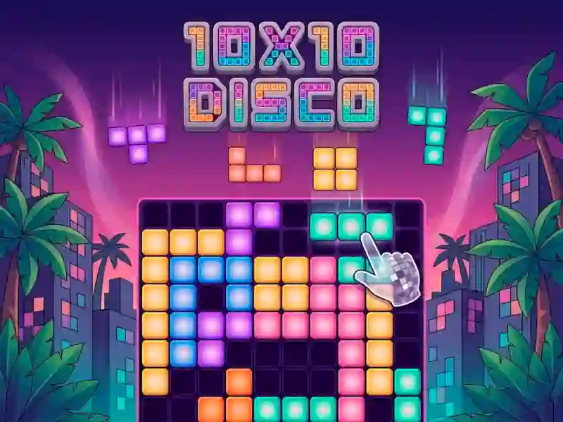 Hra 10x10 Disco online