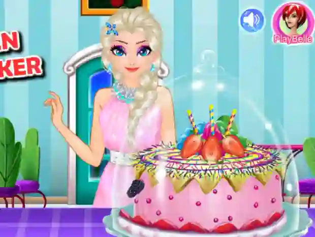 Hra Ice queen royal baker online