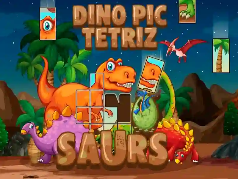 Hra Dino Pic Tetriz online
