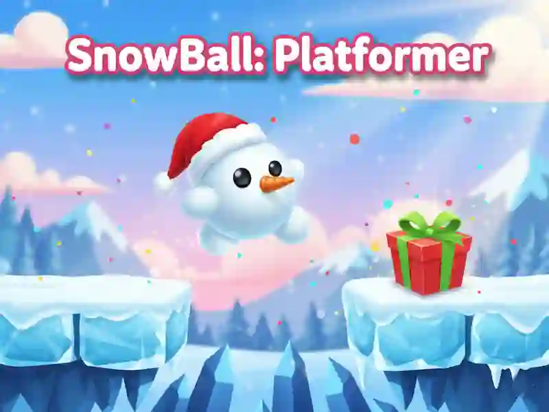 Hra SnowBall: Platformer online