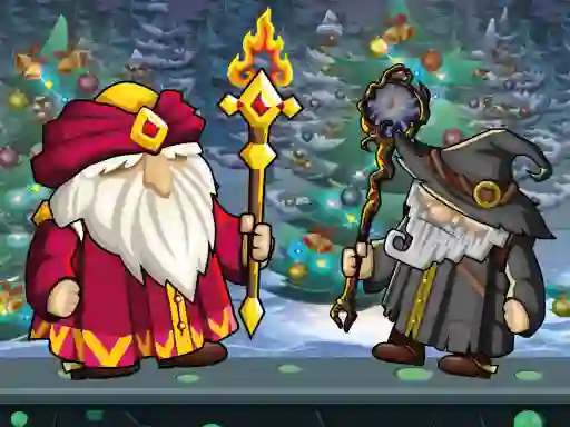 Hra Wizard Santa Jump online