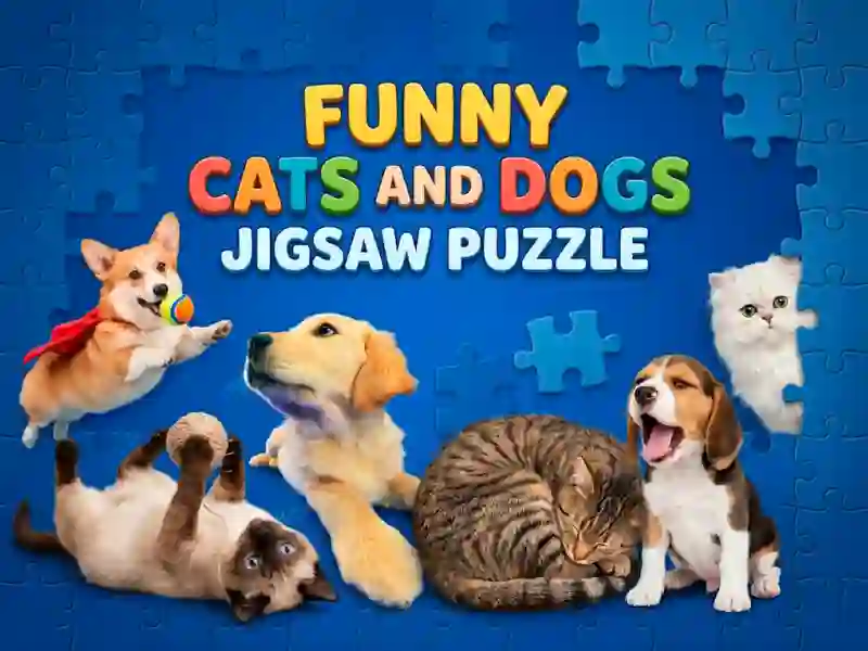 Hra Funny Cats And Dogs Jigsaw Puzzle online