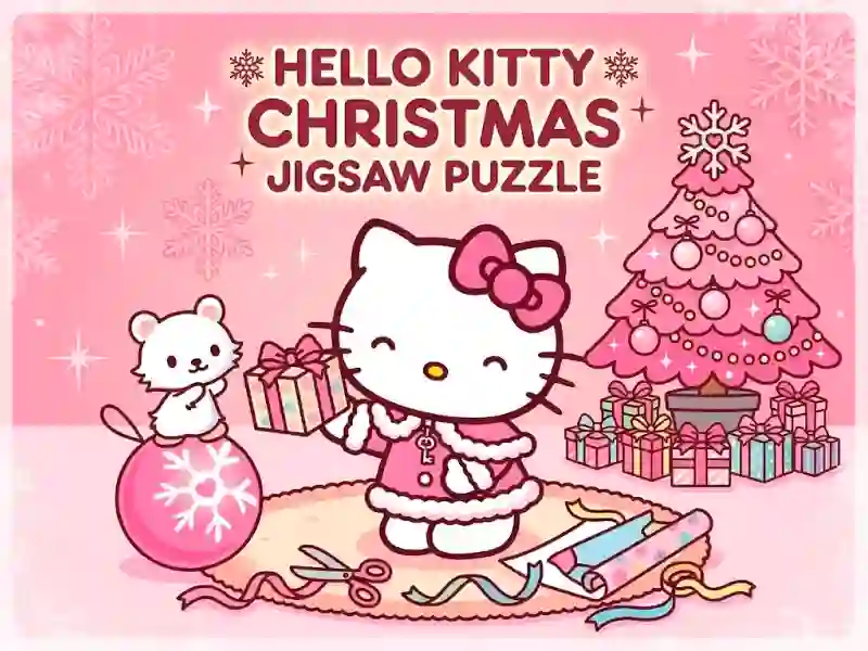 Hra Hello Kitty Christmas Jigsaw Puzzle online