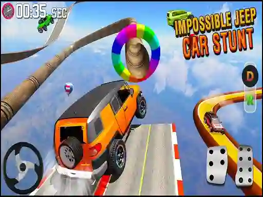 Hra GT Jeep Impossible Mega Dangerous Track online