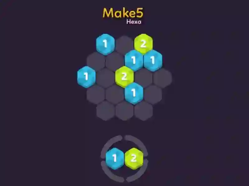 Hra Make 5 Hexa online