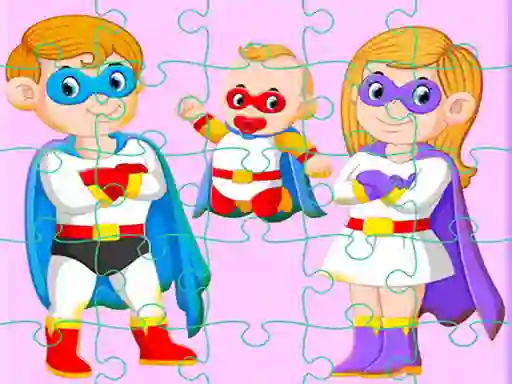 Hra Super Hero Family Jigsaw online