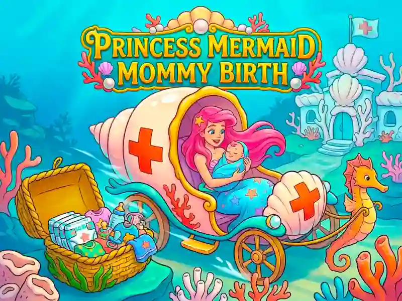Hra Princess Mermaid Mommy Birth online