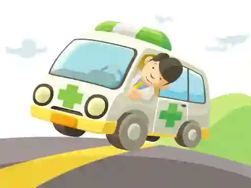 Hra Cartoon Ambulance online