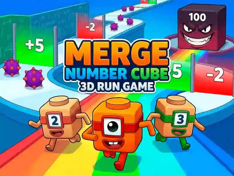 Hra Merge Number Cube 3d Run Game online