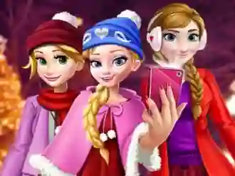 Hra Princess Christmas Selfie online