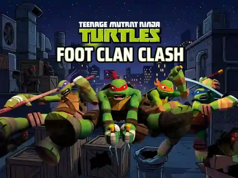 Hra Teenage Mutant Ninja Turtles Foot Clan Clash online